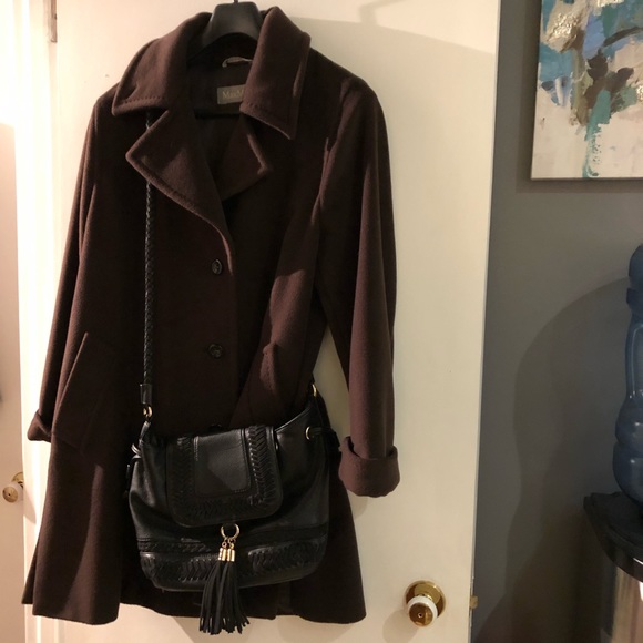 MaxMara Jackets & Blazers - MaxMara Coat 100% Virgin Wool Rich Brown
